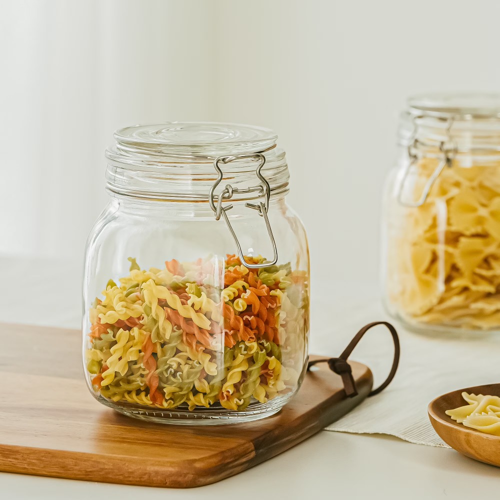 Mainstays 38 oz Glass Food Sto - огляд і ціна Food Storage In Pantry