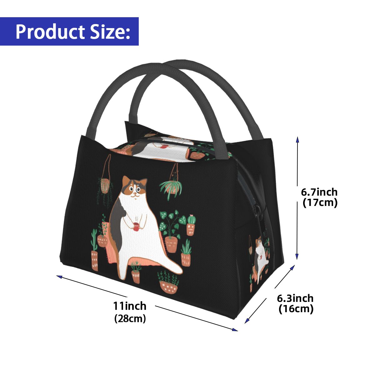Calico Cat With Pot Plants Cat - огляд і ціна Food Storage Moms