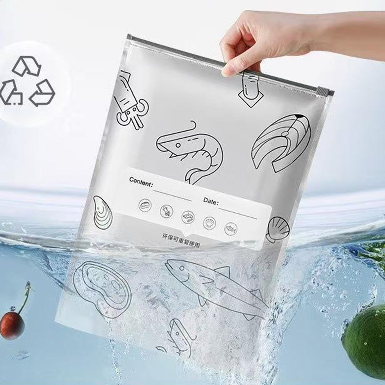 30pcs Aluminum Foil Food Bags  - огляд і ціна Food Storage Ziploc Bags