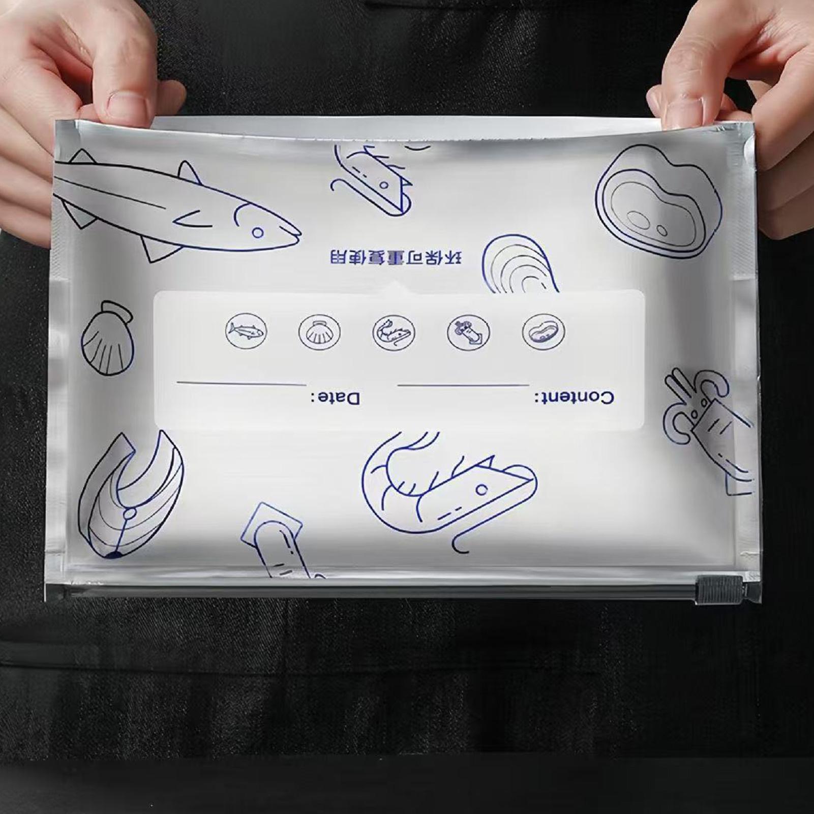 30pcs Aluminum Foil Food Bags  - огляд і ціна Food Storage Ziploc Bags