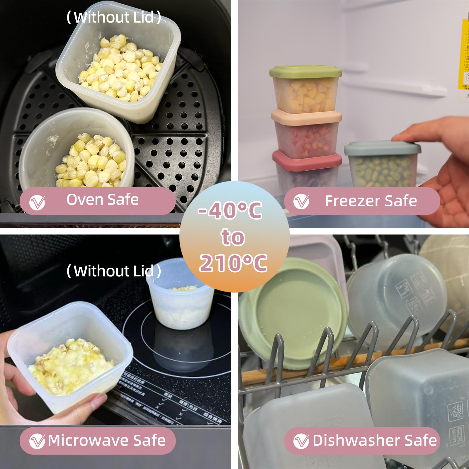 Food Grade Silicone Baby Food  - огляд і ціна Food Storage For Baby