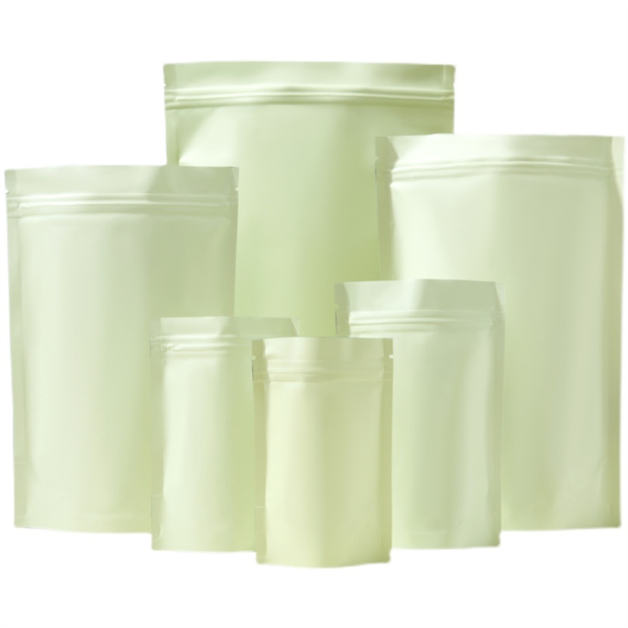 50/100PCS Matte Pale Yellow Zi - огляд і ціна Food Storage And