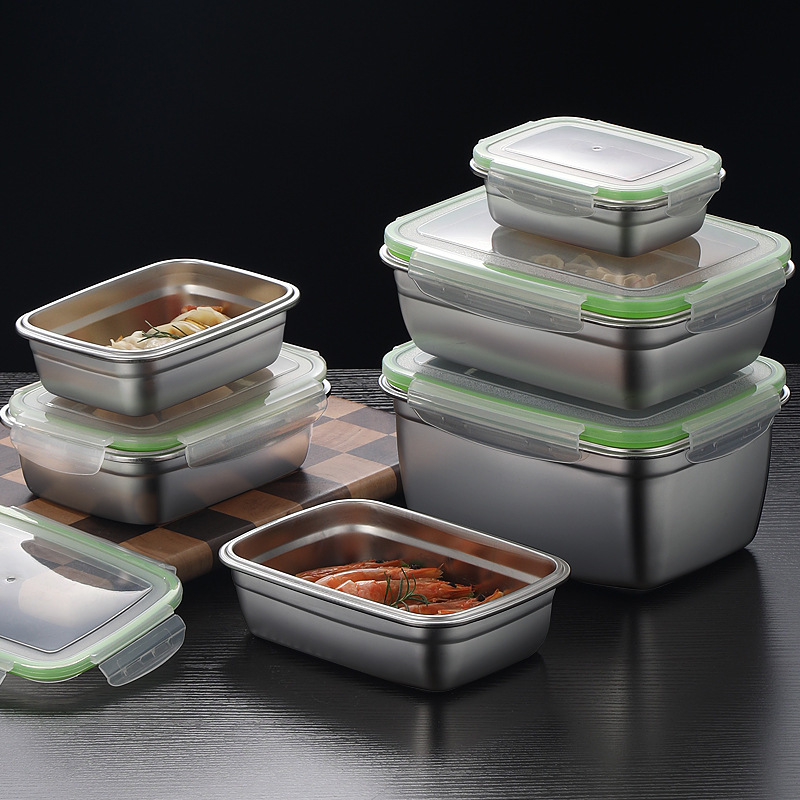 304 Stainless Steel Lunch Box  - огляд і ціна Food Storage Stackable Containers