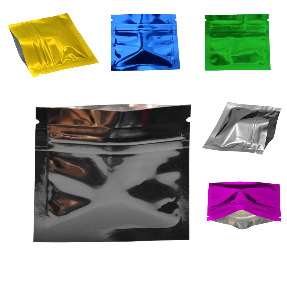 100Pcs Colorful Glossy Aluminu - огляд і ціна Food Storage Ziploc Bags