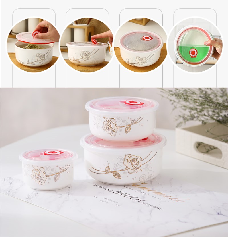 Three-piece set, fine bone chi - огляд і ціна Food Storage For Baby