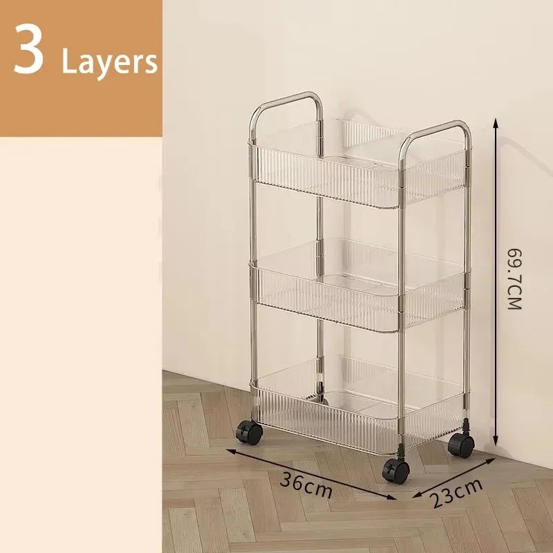 Multi-layer Rolling Cart with  - огляд і ціна Food Storage Rack For Kitchen