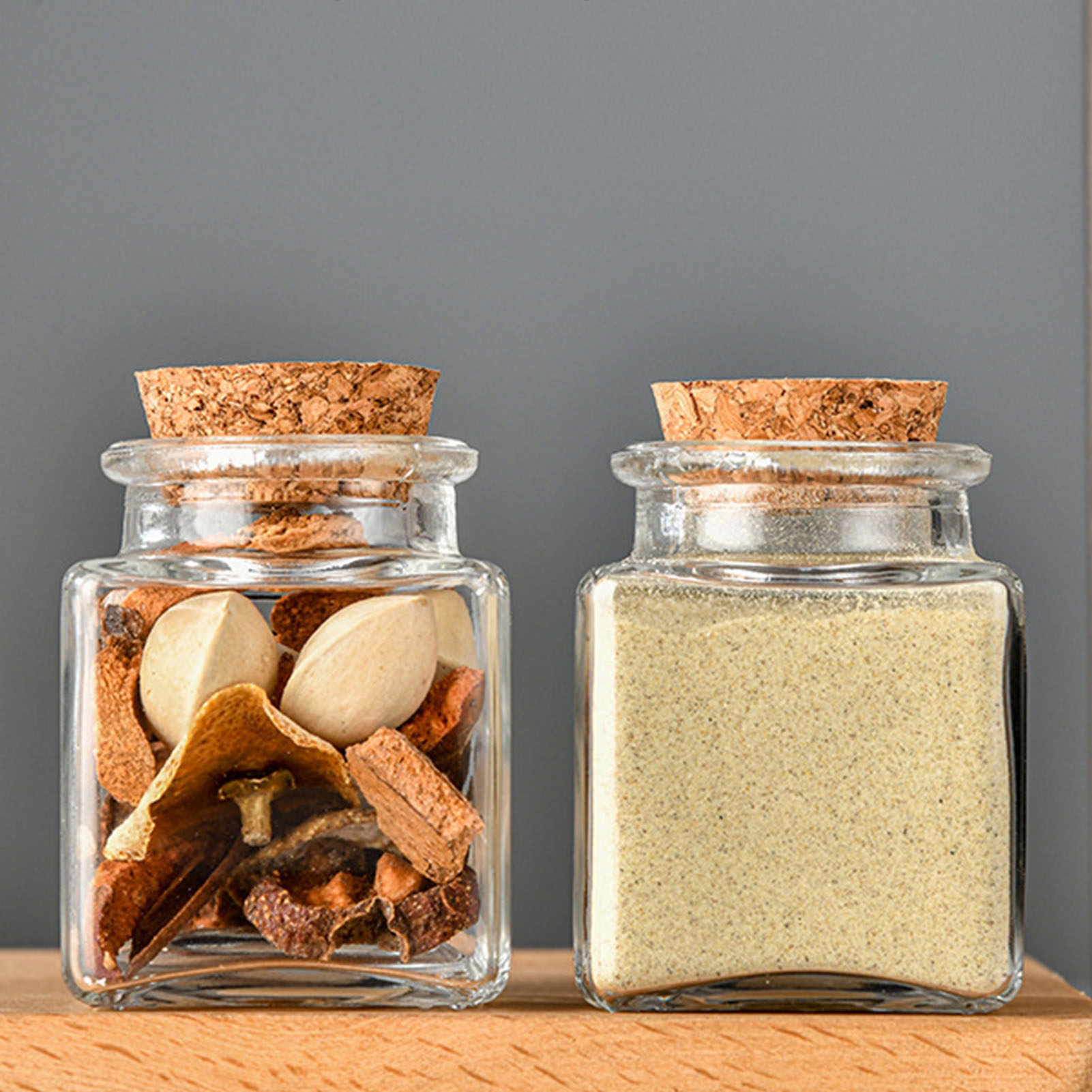 1/5/10Pcs Glass Storage Jars K - огляд і ціна Food Storage In Pantry