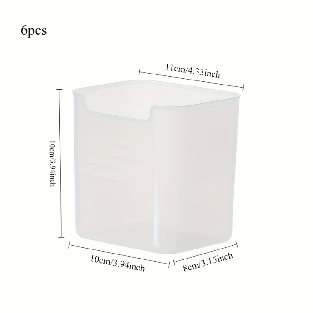 6Pcs Clear Refrigerator Storag - огляд і ціна Food Storage Bins