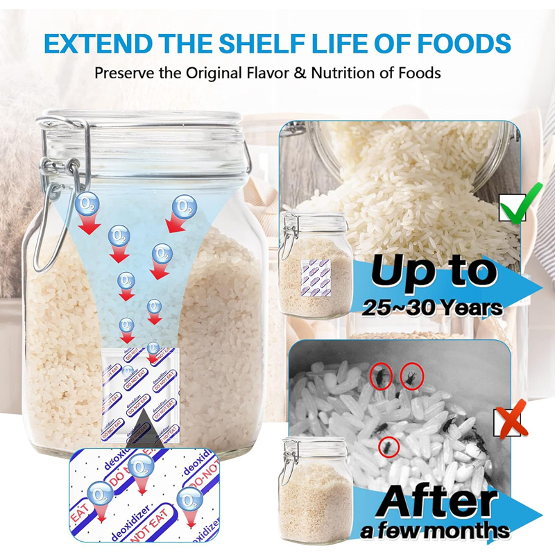 Food Grade Oxygen Absorbers 20 - огляд і ціна Food Storage Oxygen Absorbers