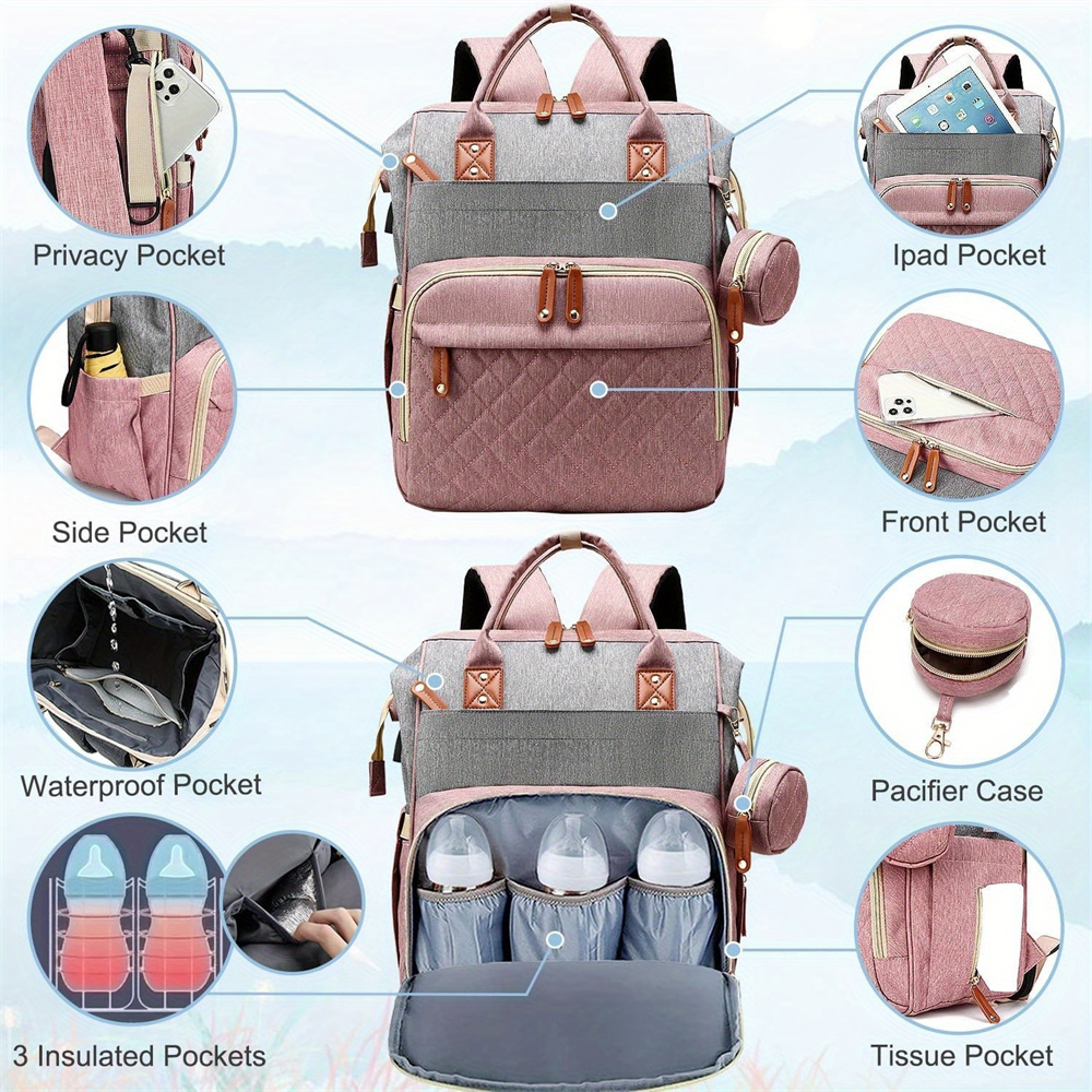 Diaper Bag Backpack Baby Bag,  - огляд і ціна Food Storage Moms