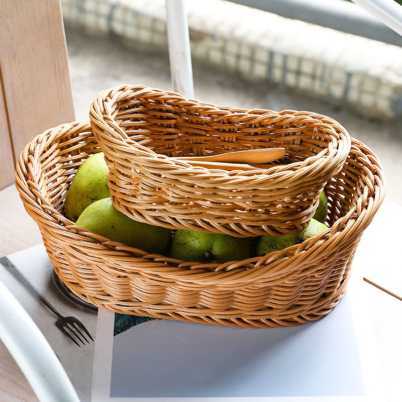 Oval Rattan Woven Storage Bask - огляд і ціна Food Storage In Plants