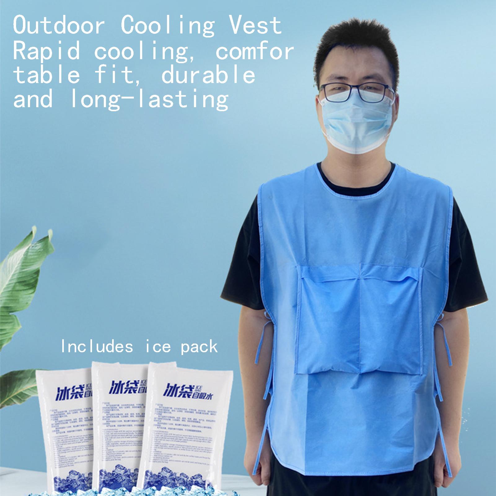 Cooling Vest Cold Jacket with  - огляд і ціна Cold Pack Ice Gel