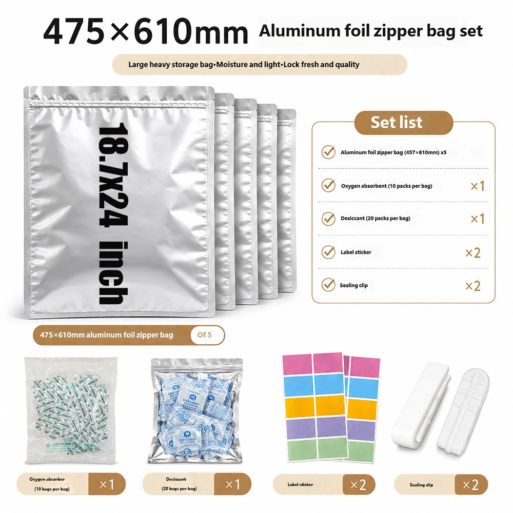 5Pack 15Kg 35Kg Extra Large Th - огляд і ціна Food Storage Oxygen Absorbers
