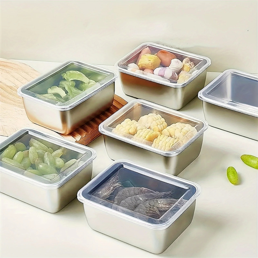 1/3/5pcs Stainless Steel Food  - огляд і ціна Food Storage Bins