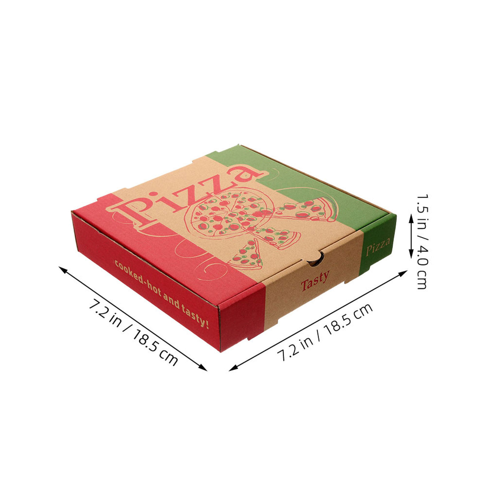 10Pcs Pizza Wrapping Case Pape - огляд і ціна Food Storage Box