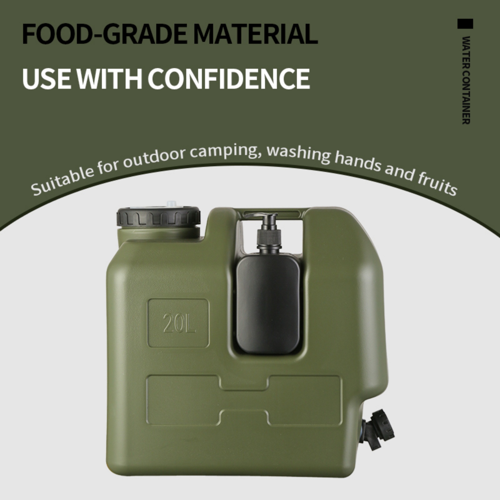 20L Camping Water Container wi - огляд і ціна Food Storage Emergency