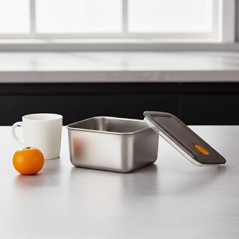 [E] 4pc Stainless Steel Food S - огляд і ціна Food Storage In Pantry