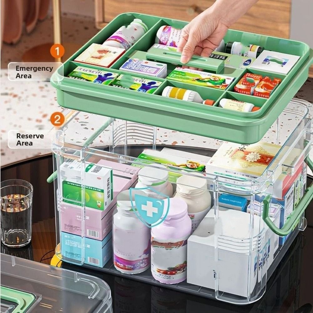 Simple Double Layers Pill Stor - огляд і ціна Food Storage Emergency